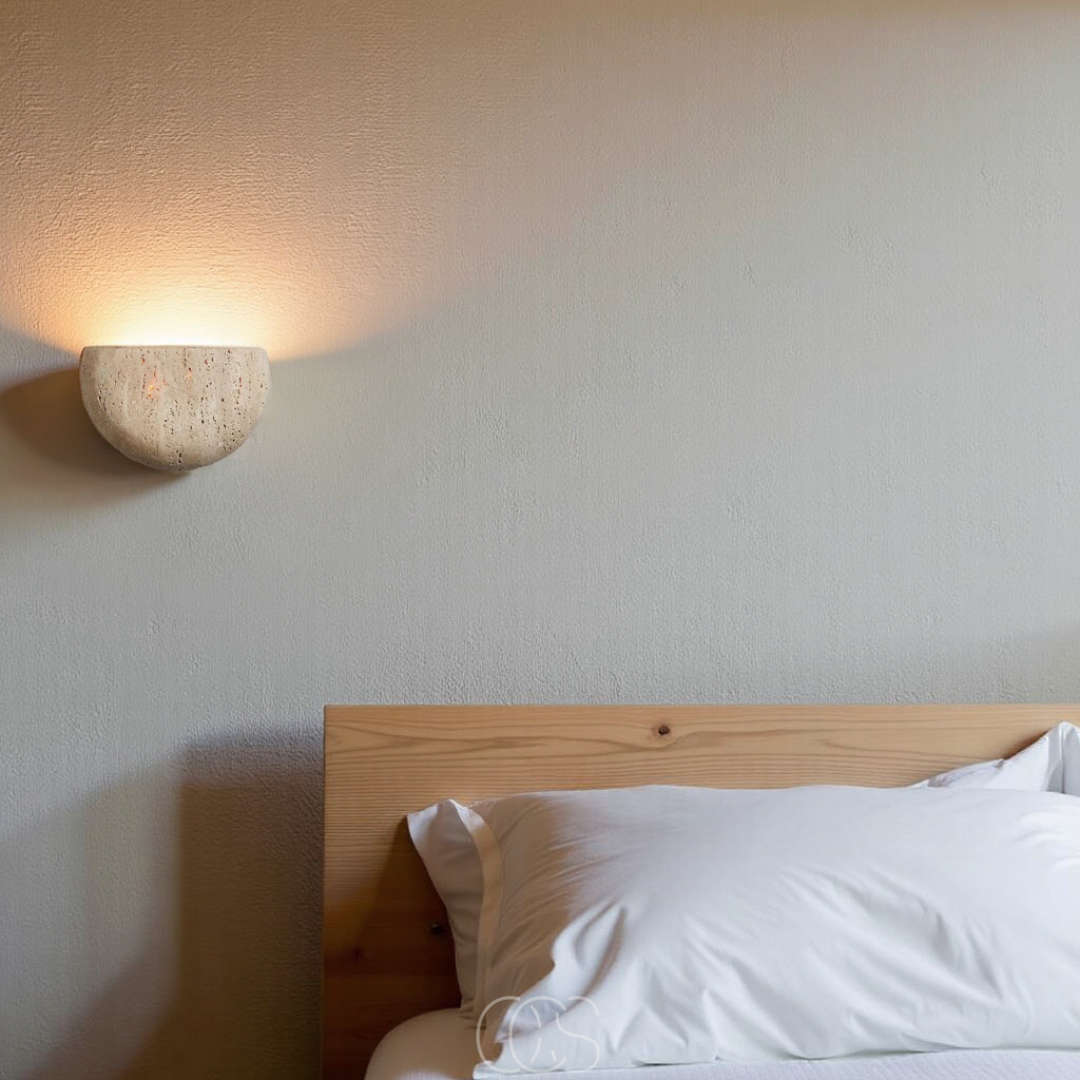 OCS - Keramieke Halve maan wandlamp