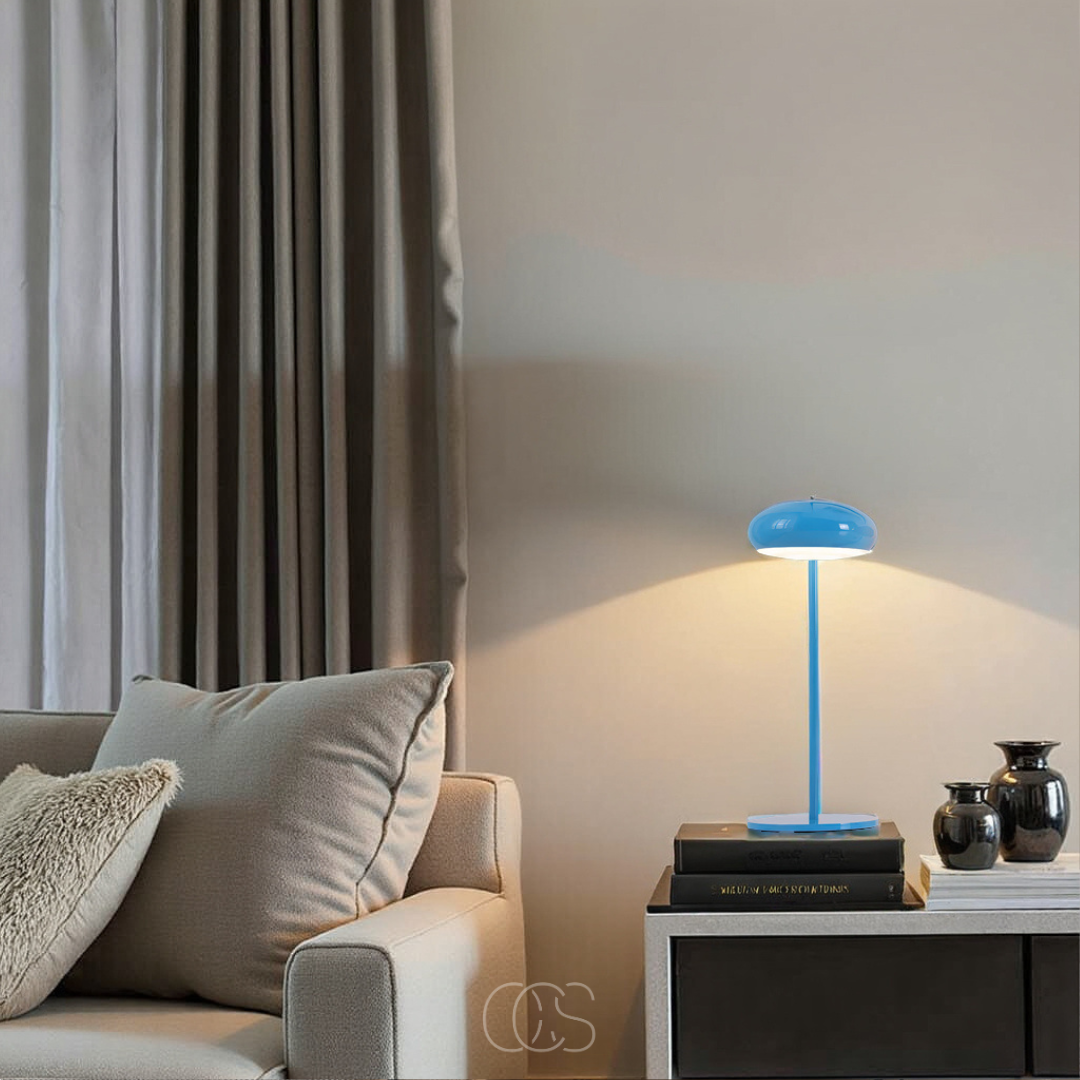 OCS - Paddenstoel tafellamp glimmend