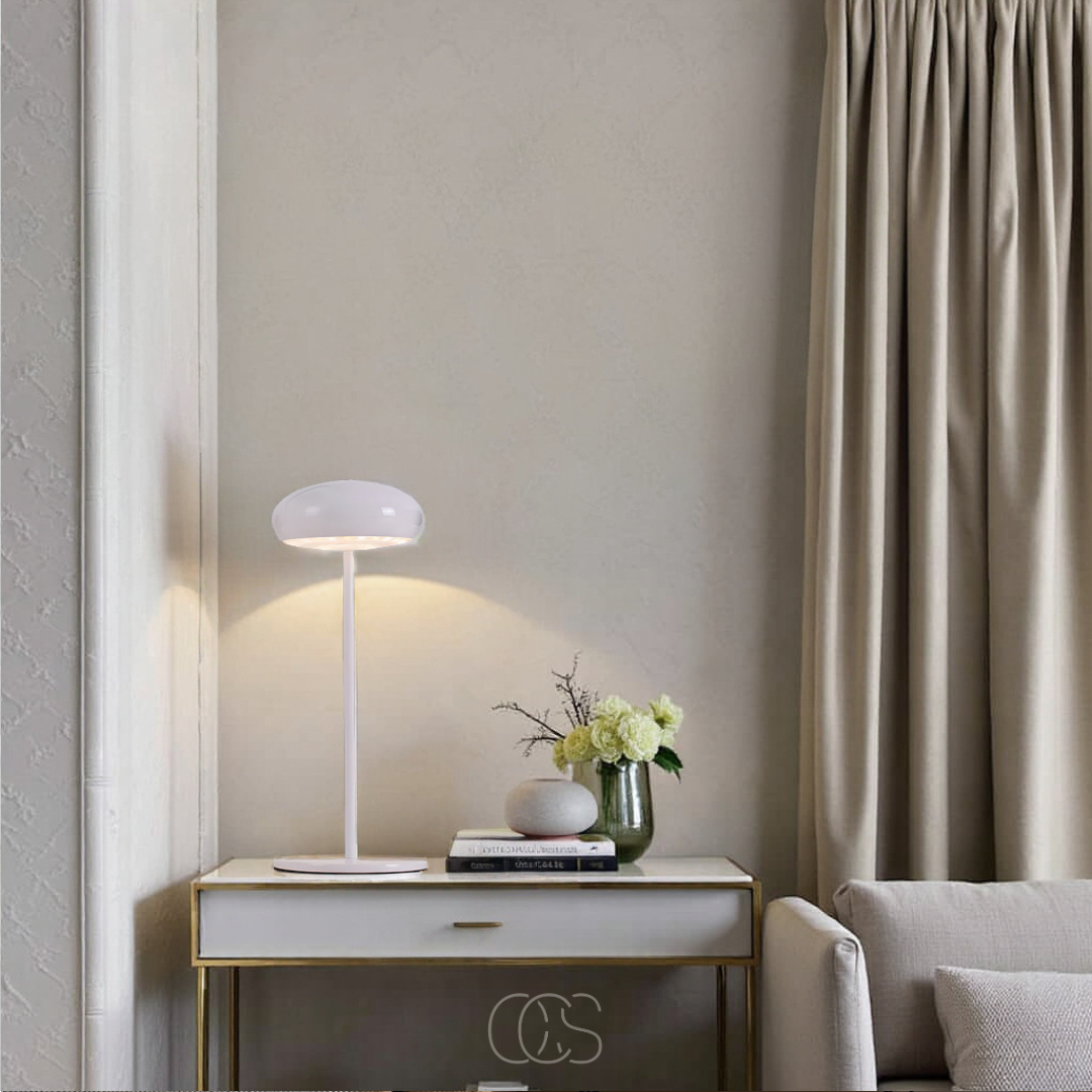 OCS - Paddenstoel tafellamp glimmend