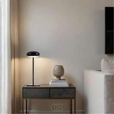 OCS - Paddenstoel tafellamp glimmend