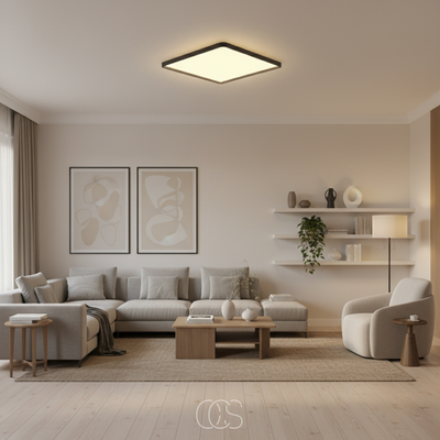 OCS - Vierkante LED Plafondlamp met 3 Lichtstanden