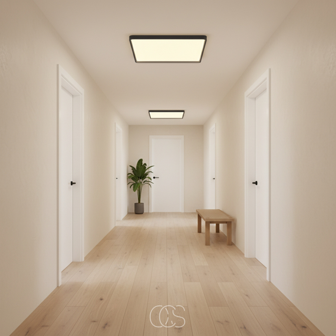 OCS - Vierkante LED Plafondlamp met 3 Lichtstanden