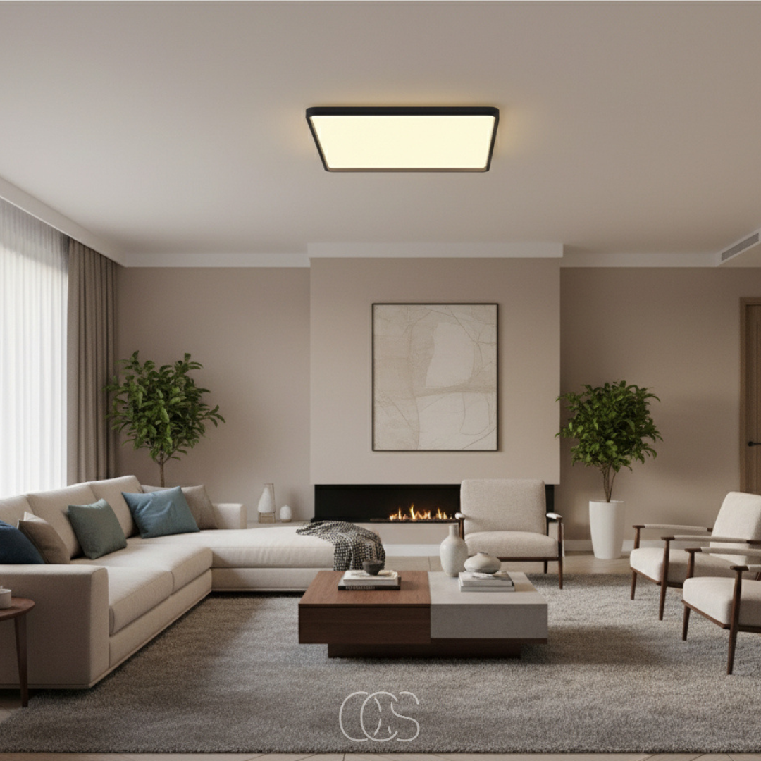 OCS - Vierkante LED Plafondlamp met 3 Lichtstanden