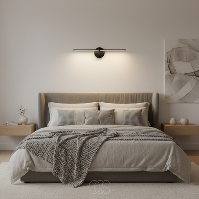 OCS - LED Wandlamp Zwart – Modern & Spatwaterdicht
