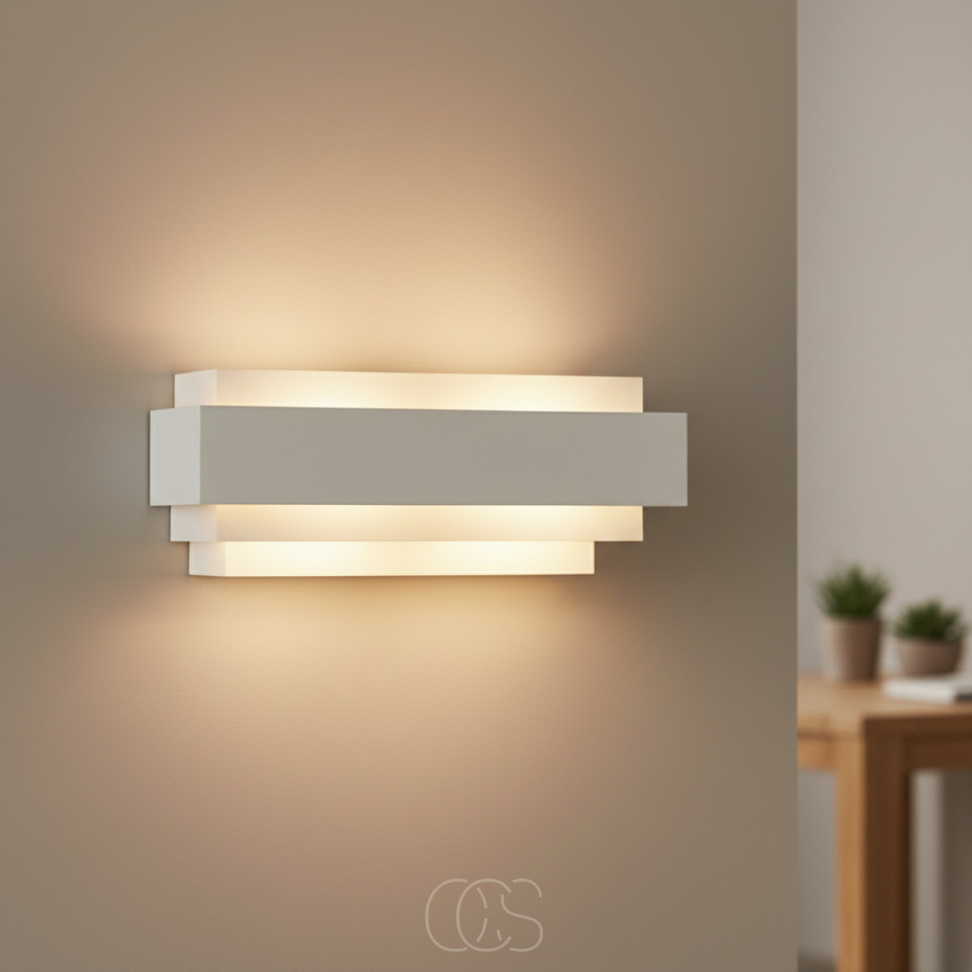 OCS - Moderne Wandlamp in Wit