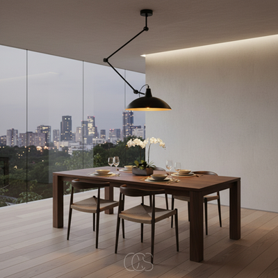 OCS - Plafondlamp met verstelbare arm