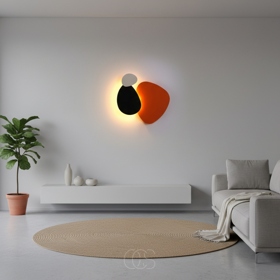 OCS - Kleurrijke sculpturale wandlamp