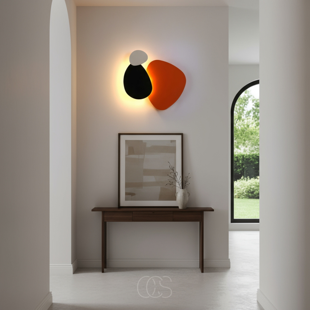 OCS - Kleurrijke sculpturale wandlamp