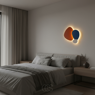 OCS - Kleurrijke sculpturale wandlamp