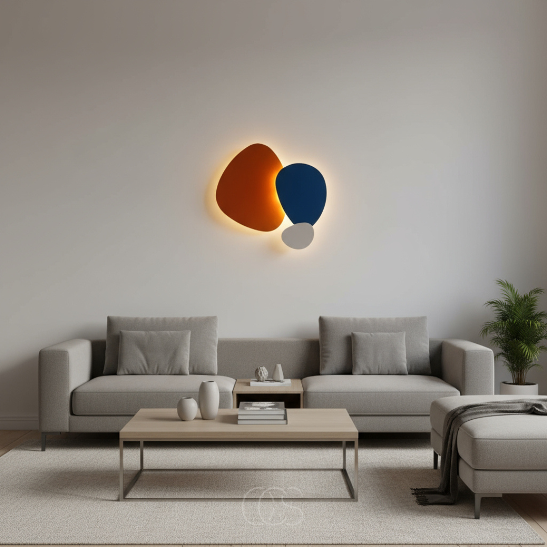 OCS - Kleurrijke sculpturale wandlamp