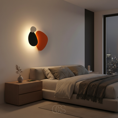 OCS - Kleurrijke sculpturale wandlamp