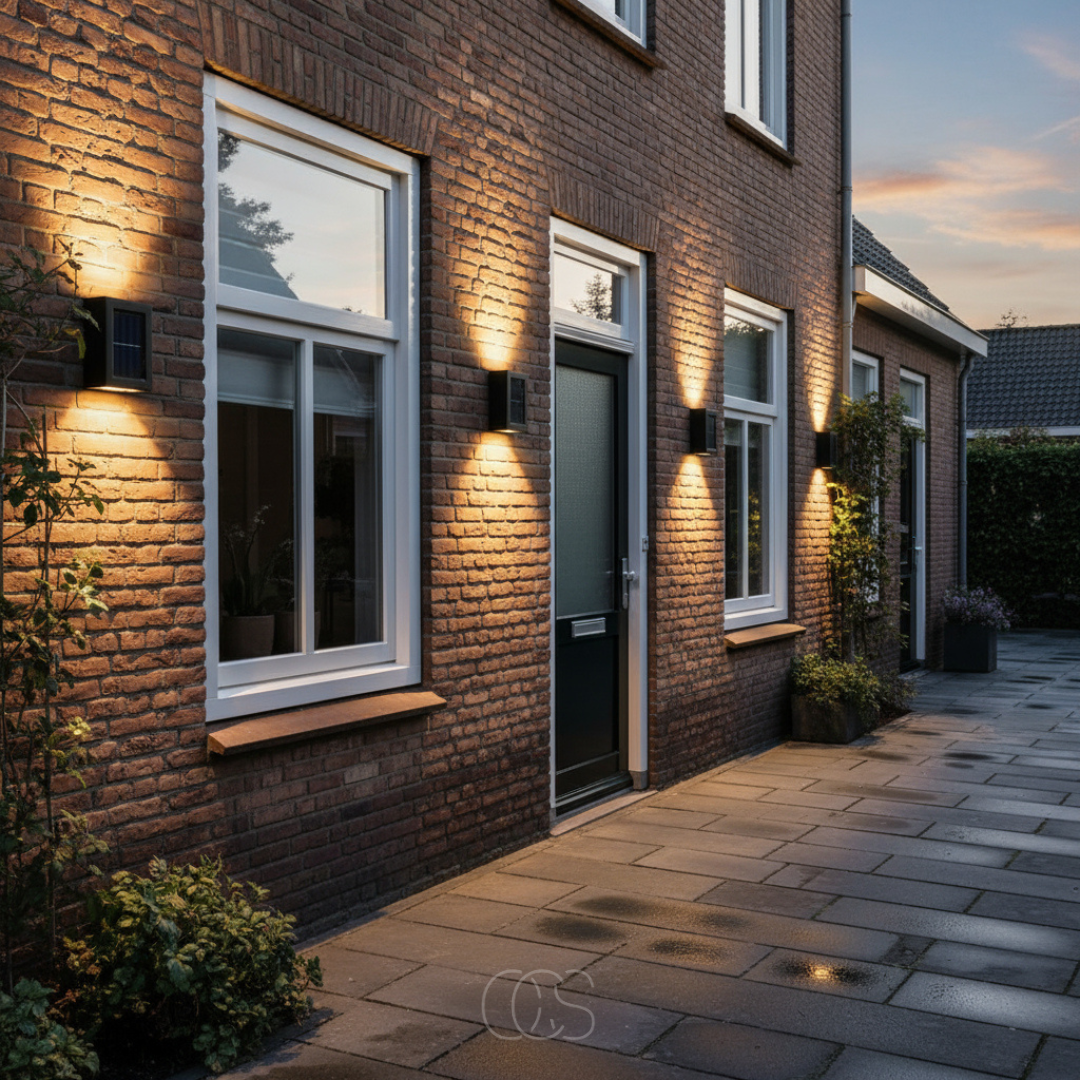 OCS - Draadloze Buitenlamp – Solar met Sensor & IP65 Waterdicht