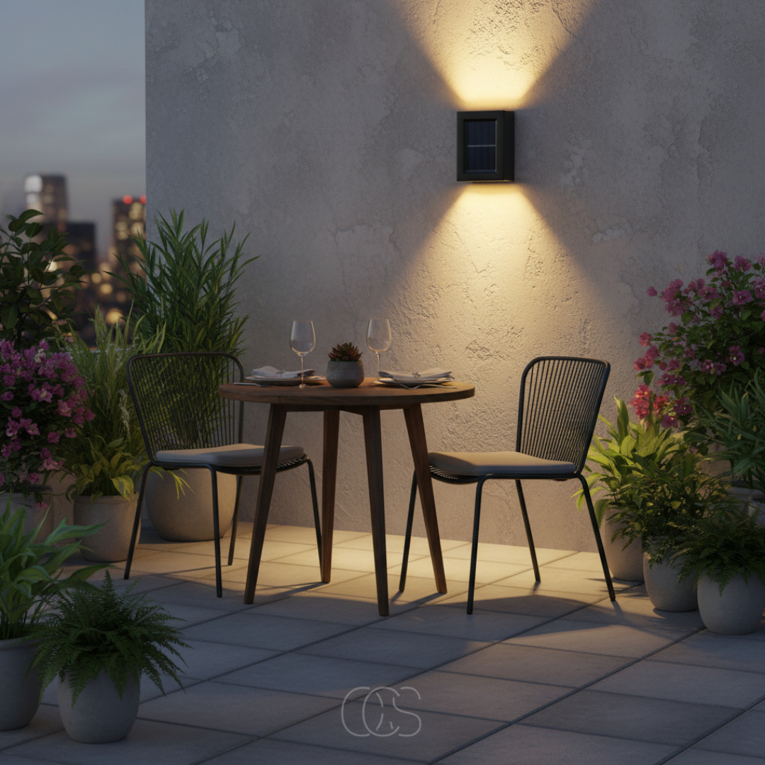 OCS - Draadloze Buitenlamp – Solar met Sensor & IP65 Waterdicht