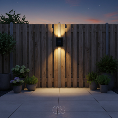 OCS - Draadloze Buitenlamp – Solar met Sensor & IP65 Waterdicht