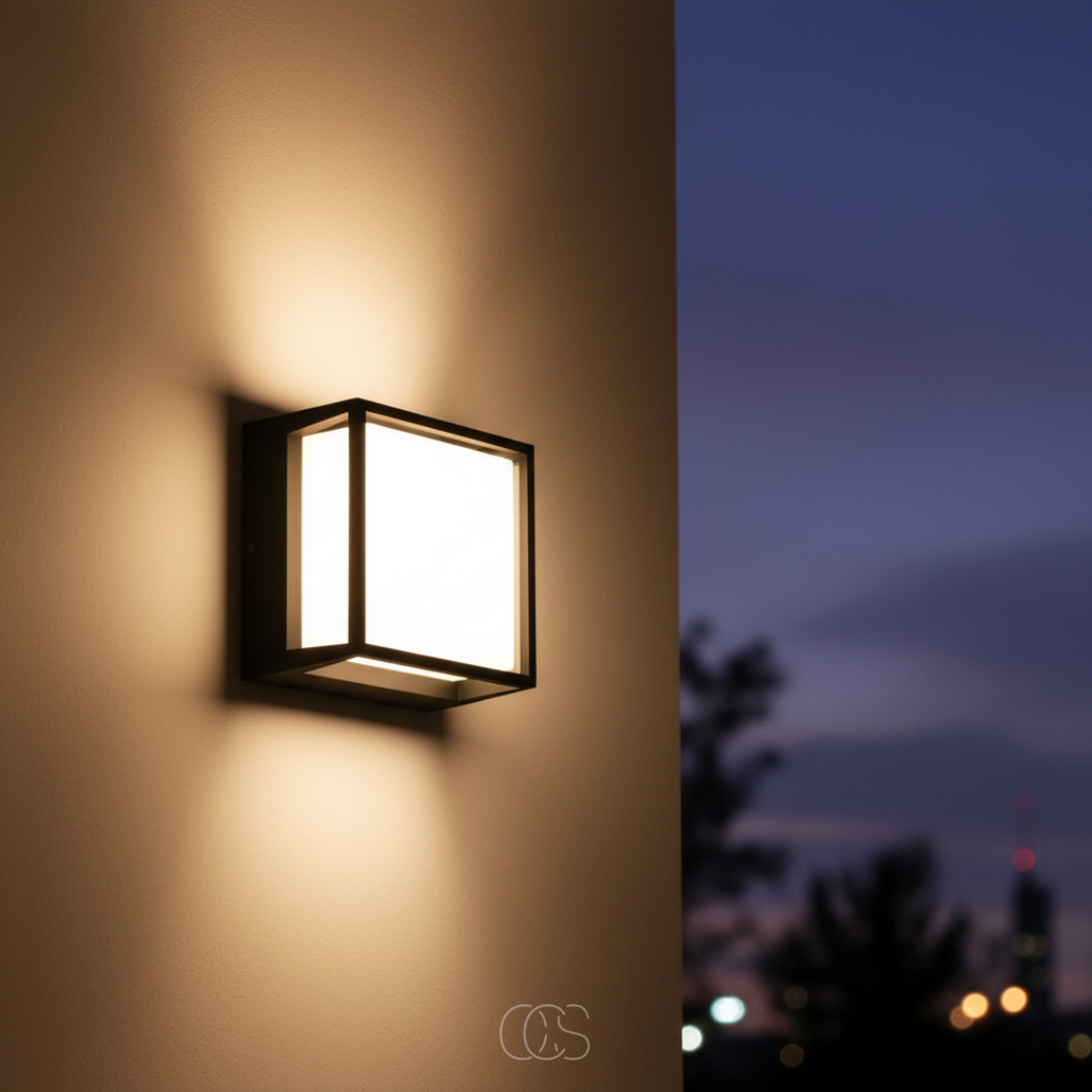 OCS - Buitenwandlamp kubus - Moderne Buitenverlichting