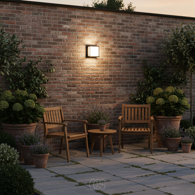 OCS - Buitenwandlamp kubus - Moderne Buitenverlichting