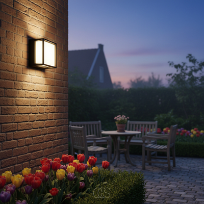 OCS - Buitenwandlamp kubus - Moderne Buitenverlichting