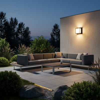 OCS - Buitenwandlamp kubus - Moderne Buitenverlichting