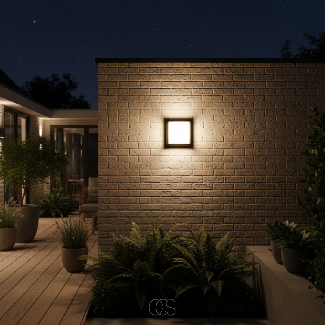 OCS - Buitenwandlamp kubus - Moderne Buitenverlichting