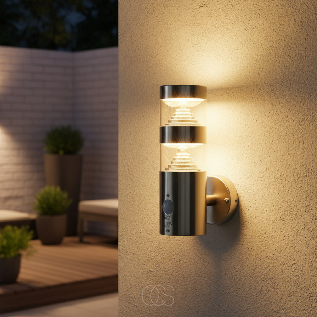 OCS - buitenwandlamp met sensor