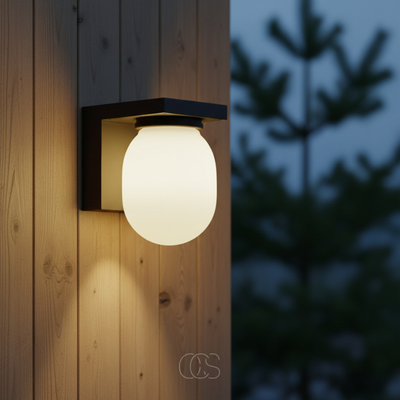 OCS - Ovaali buitenwandlamp