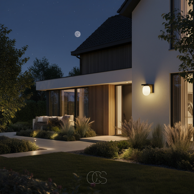 OCS - Ovaali buitenwandlamp