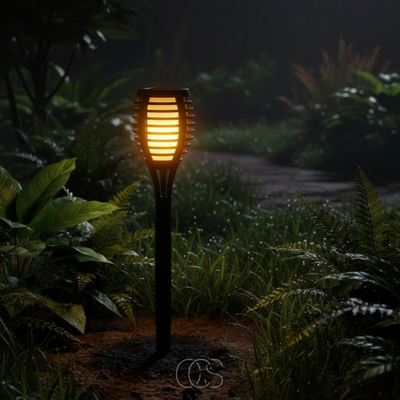 OCS - Solar LED Tuinfakkel – Vlameffect op Zonne-energie