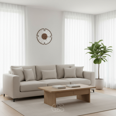 OCS - Noorse Stille Wandklok