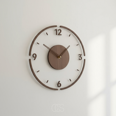 OCS - Noorse Stille Wandklok