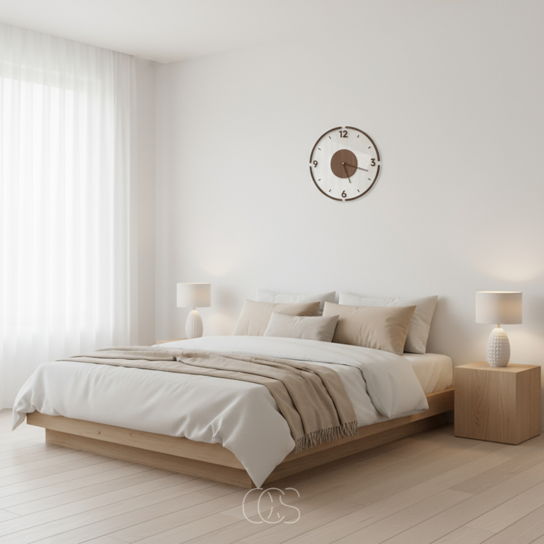 OCS - Noorse Stille Wandklok