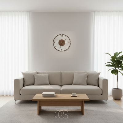 OCS - Noorse Stille Wandklok