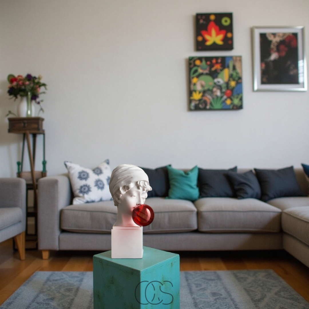 OCS - Grieks Sculptuur Kauwgom - Modern Klassiek Kunstwerk