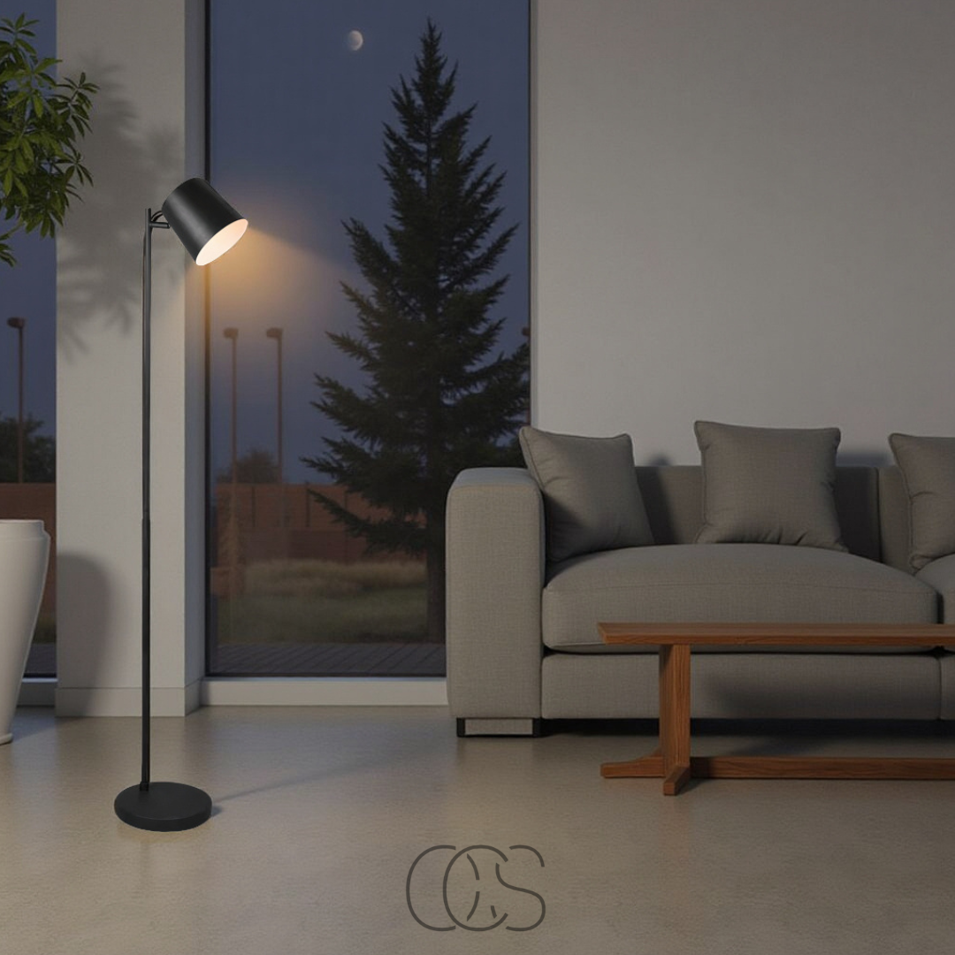 OCS – Draadloze Vloerlamp - USB‑Oplaadbaar & Dimbaar