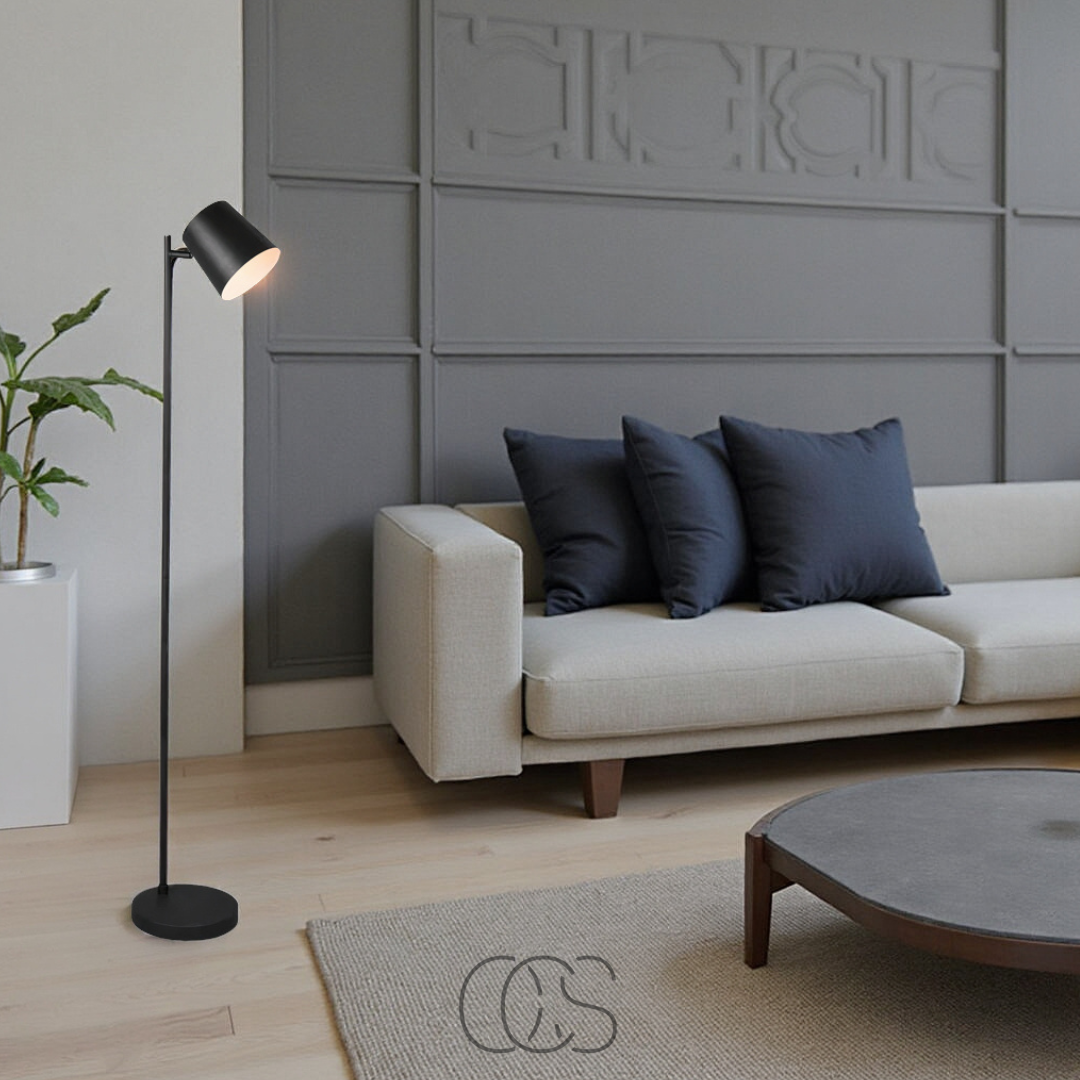 OCS – Draadloze Vloerlamp - USB‑Oplaadbaar & Dimbaar