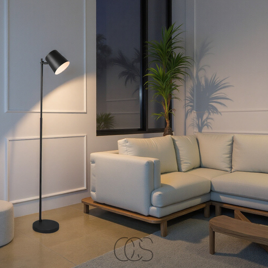 OCS – Draadloze Vloerlamp - USB‑Oplaadbaar & Dimbaar