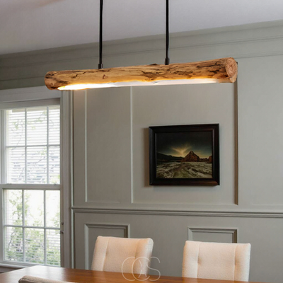 OCS - Dimbare houten hanglamp