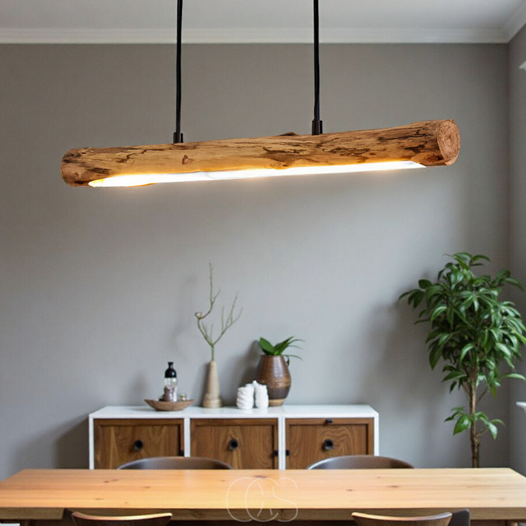 OCS - Dimbare houten hanglamp