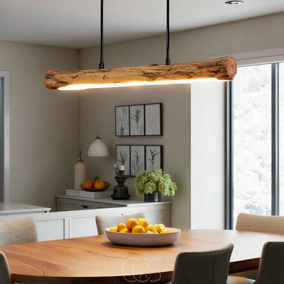 OCS - Dimbare houten hanglamp