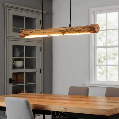 OCS - Dimbare houten hanglamp