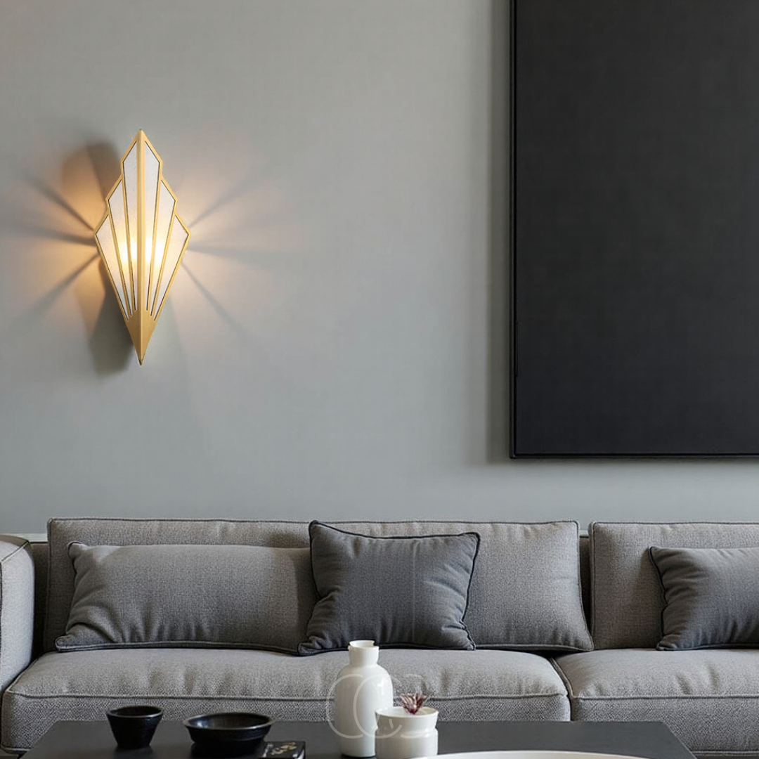 OCS - Wandlamp met geometrisch diamantdesign