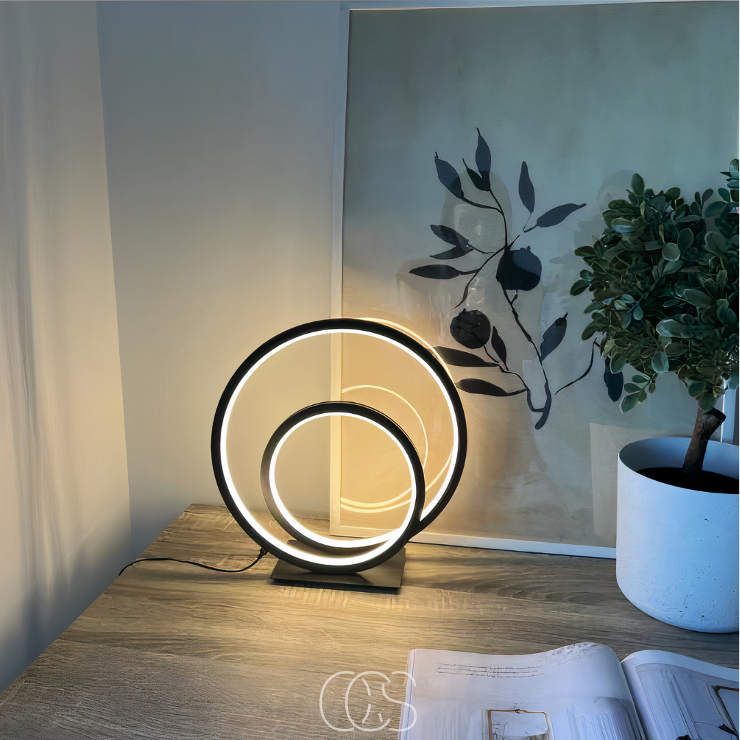 OCS - Led Tafellamp dubbele ring