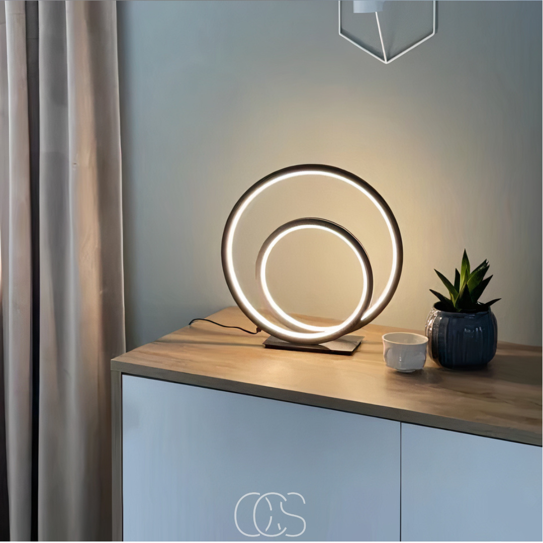 OCS - Led Tafellamp dubbele ring