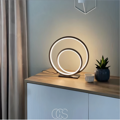 OCS - Led Tafellamp dubbele ring