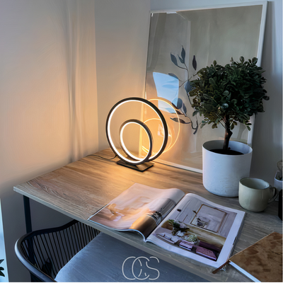 OCS - Led Tafellamp dubbele ring