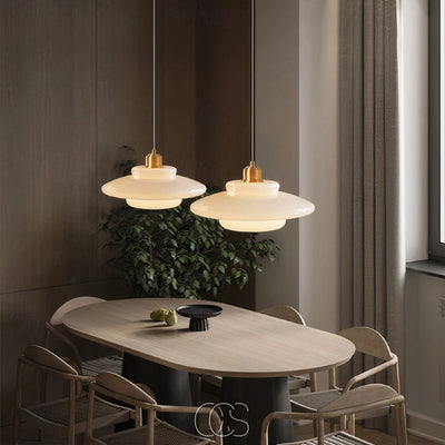 OCS - Perle hanglamp - Messing & Glas