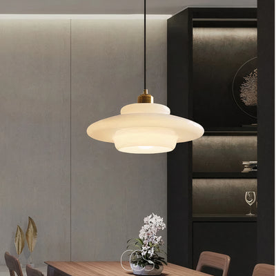 OCS - Perle hanglamp - Messing & Glas