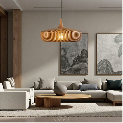 OCS - Japandi houten hanglamp