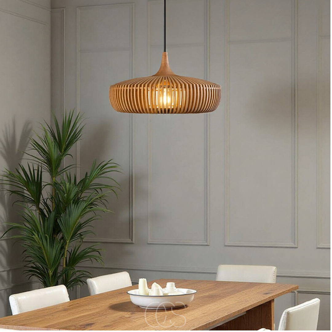 OCS - Japandi houten hanglamp