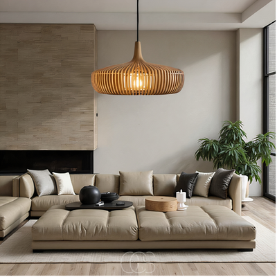 OCS - Japandi houten hanglamp