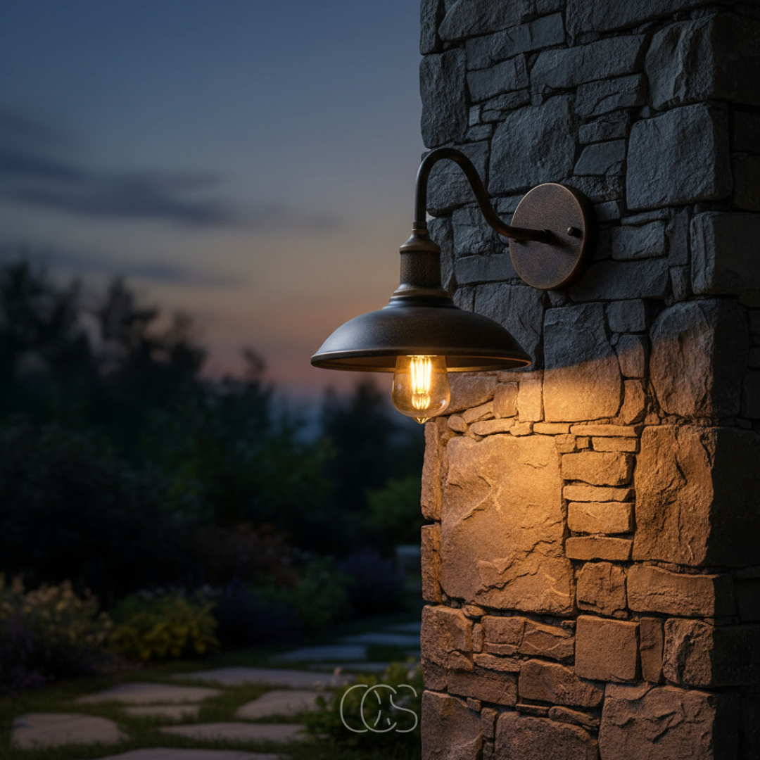 OCS - Vintage buiten wandlamp